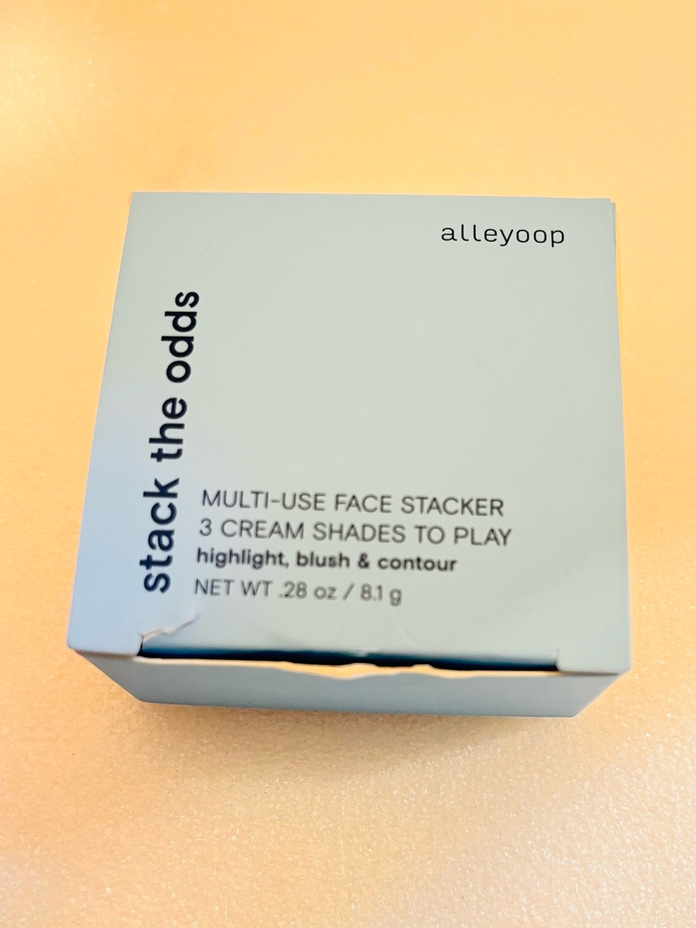 alleyoop Stack the Odds Multi-Use Face Stacker — Light Blue ~ vegan 🌱